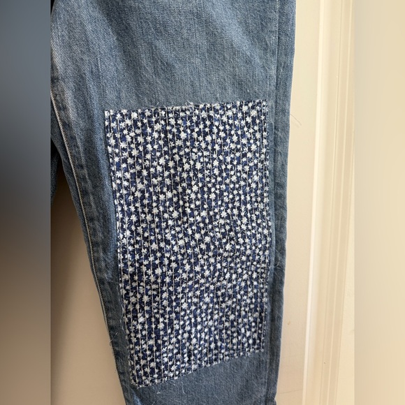 J. Crew Premium Edition Patchwork Slim Boyfriend Jeans - Picture 4 of 10